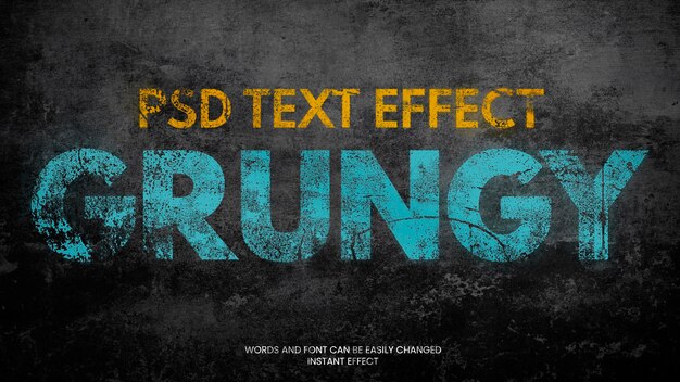 Grunge-Text-Effekt