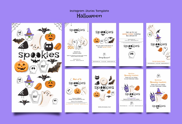 Kostenlose PSD halloween-vorlagen-design