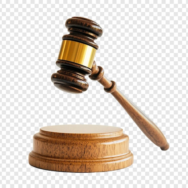 Hammer auf Holzblock Justiz Gesetz und Rechtskonzept