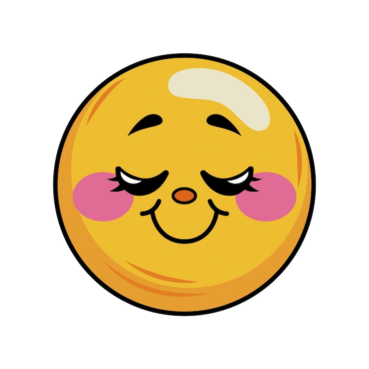 Kostenlose PSD handgezeichnete emoji-illustration