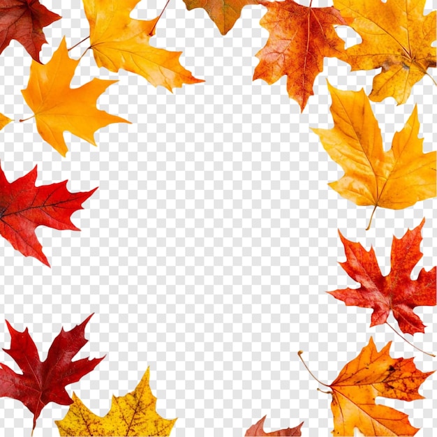 Herbstblätter Rahmen lebendige Herbst Blätter Grenze