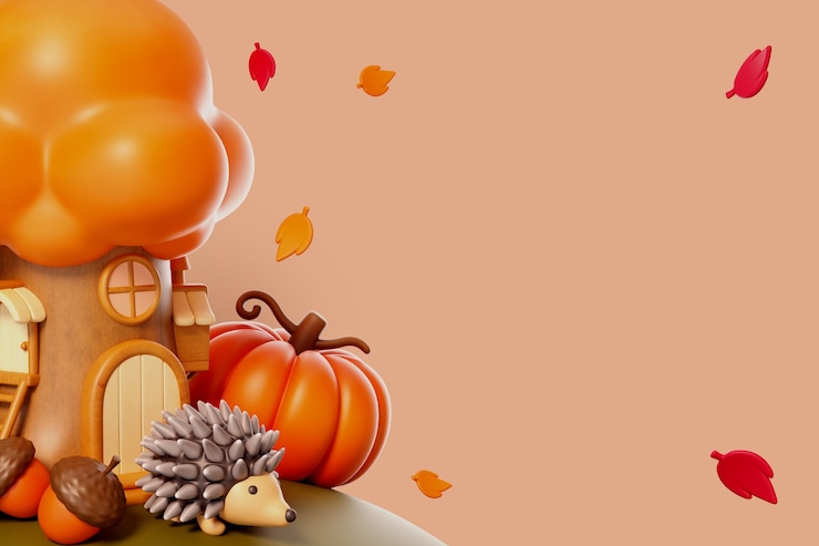 Kostenlose PSD hintergrund der herbstverkäufe