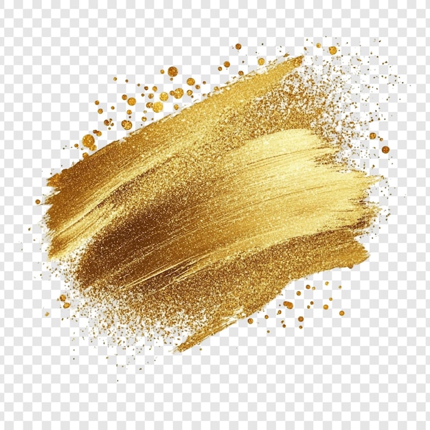 Hintergrund mit goldenem Glitzerpinsel