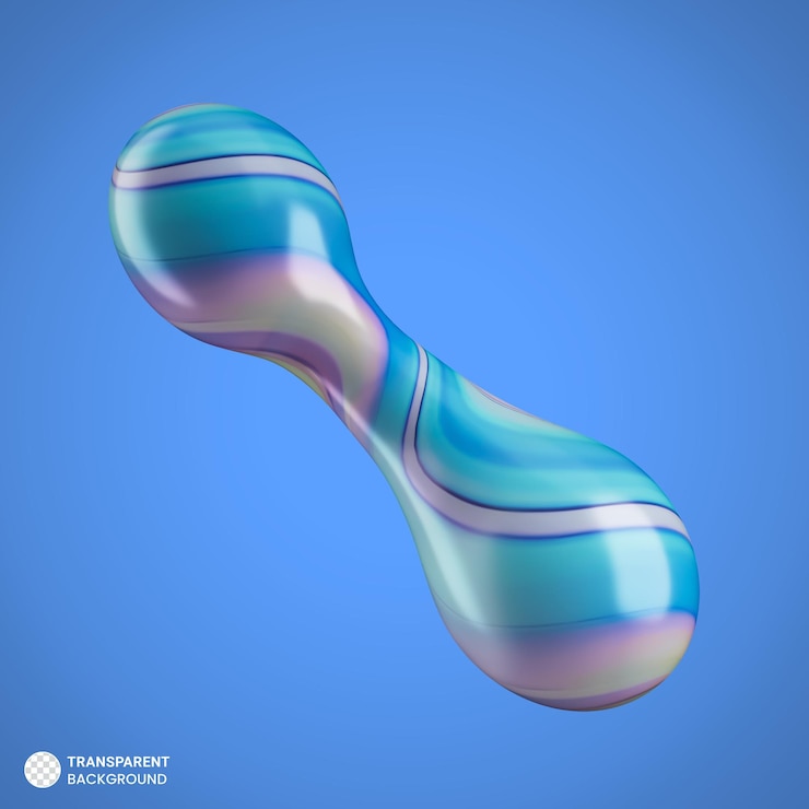 Kostenlose PSD holographische 3d-form-darstellung