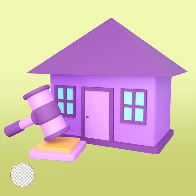 Home Protection 3D-Rendering-Illustration