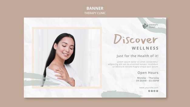 Horizontales Banner der Therapieklinik