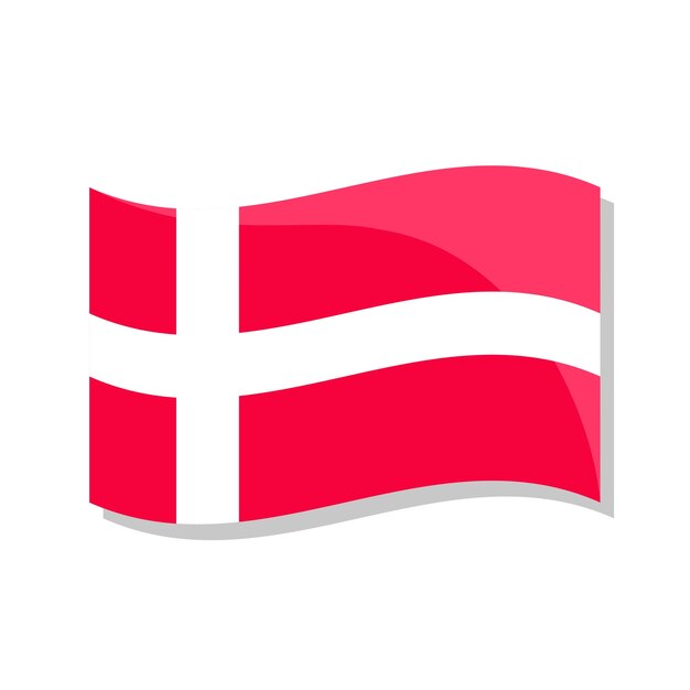 Illustration der Flagge eines europäischen Landes