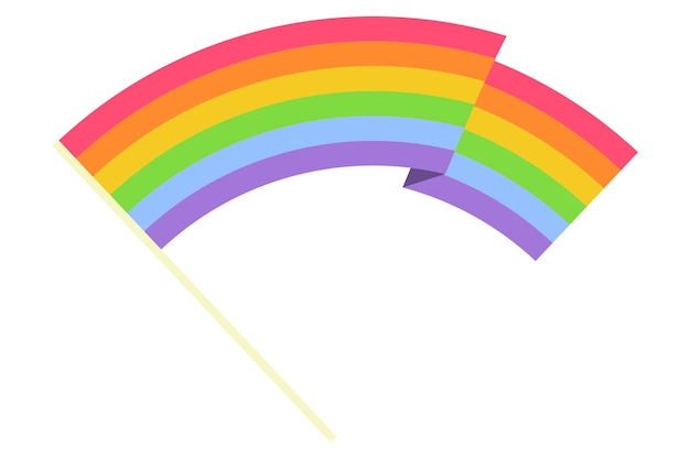 Illustration der Regenbogenflagge