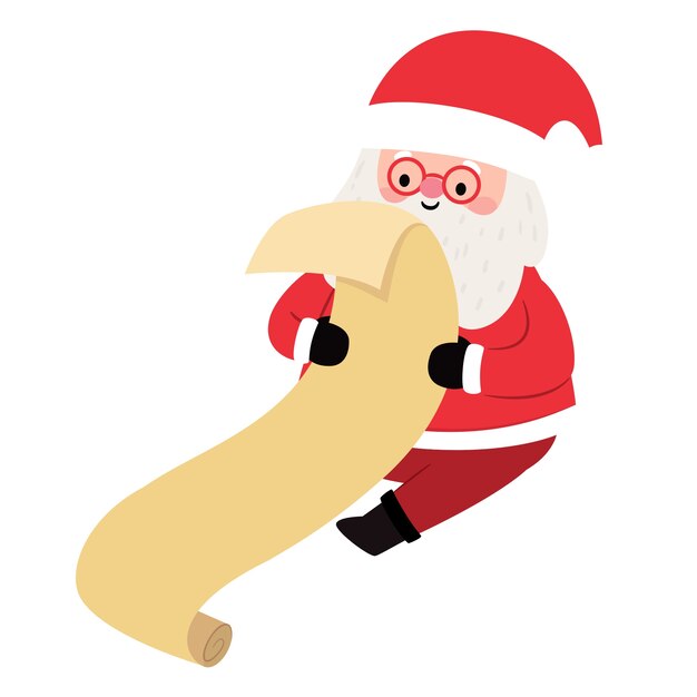 Illustration des Weihnachtsmannes
