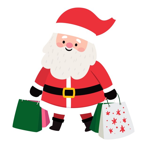 Illustration des Weihnachtsmannes