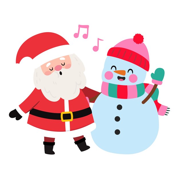Illustration des Weihnachtsmannes