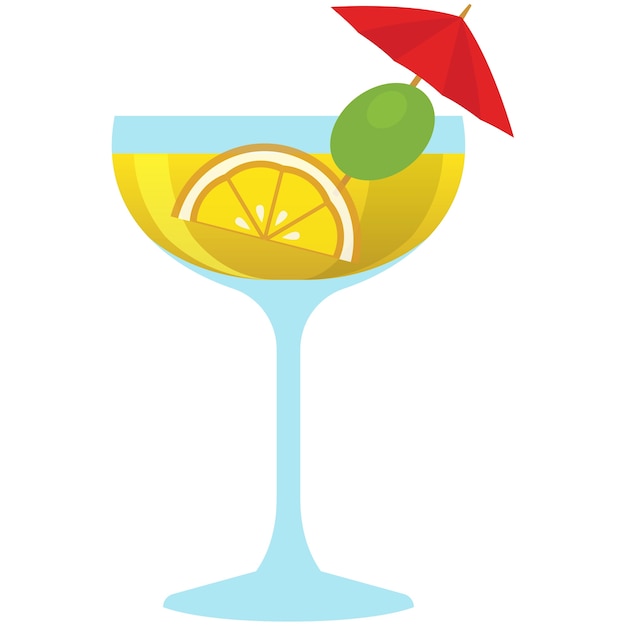 Illustration von Cocktailgetränken