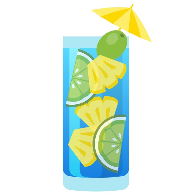 Illustration von Cocktailgetränken