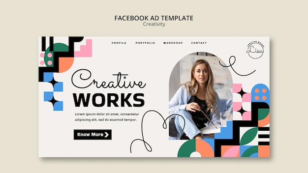 Influencer-facebook-cover-template-design