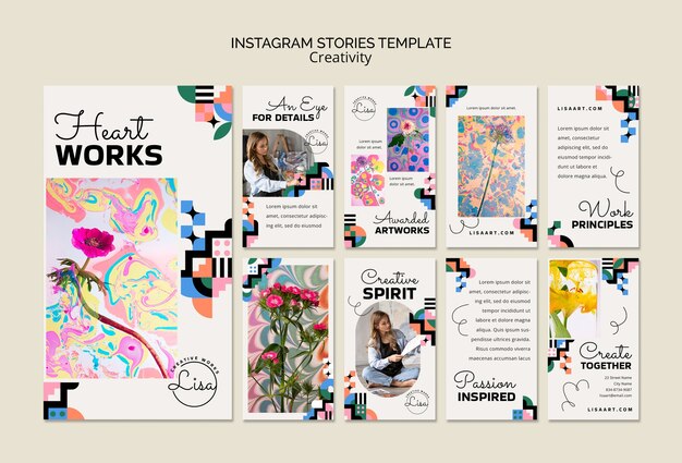 Influencer Instagram Stories Template Design