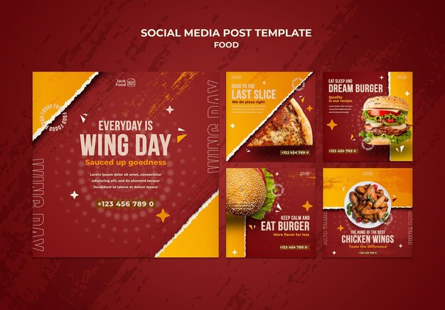 Instagram-Beiträge von Fast-Food-Restaurants