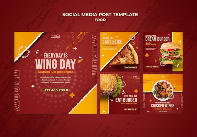 Instagram-Beiträge von Fast-Food-Restaurants