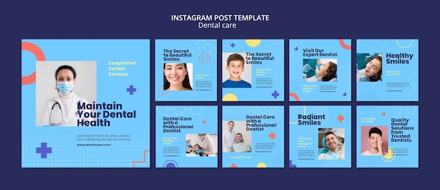 Instagram-Beiträge zur Zahnpflege