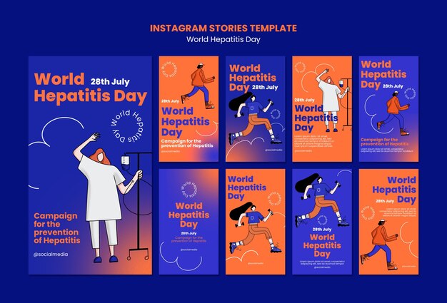 Instagram-Geschichten zum Welt-Hepatitis-Tag