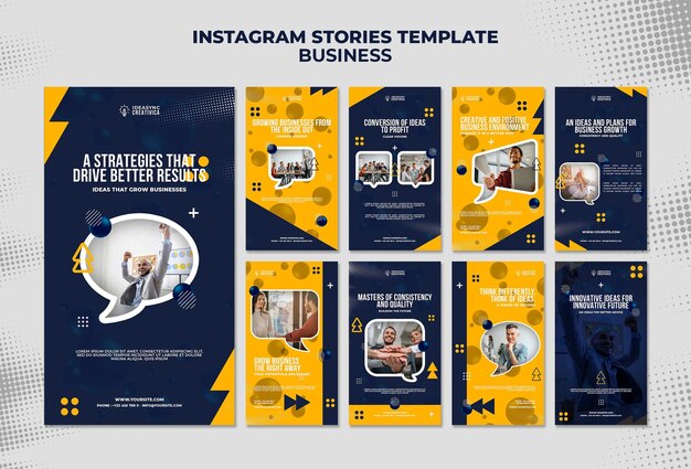 Instagram-Geschichtensammlung für Unternehmen for