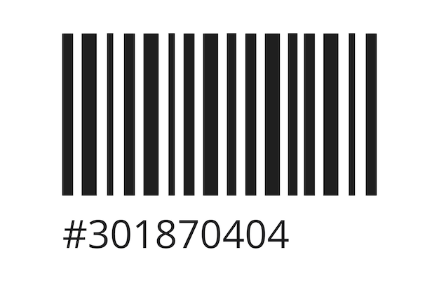 Isolierte Barcode-Illustration