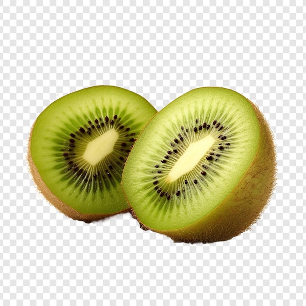 Isolierte kiwi auf durchsichtigem hintergrund