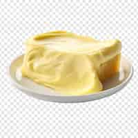 Kostenlose PSD isolierte margarine auf durchsichtigem hintergrund