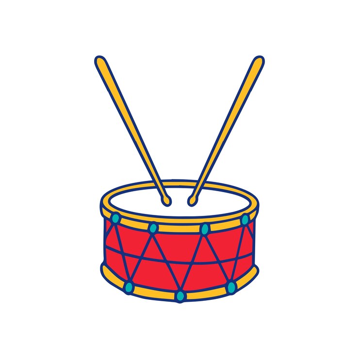 Kostenlose PSD isolierte musikinstrumente