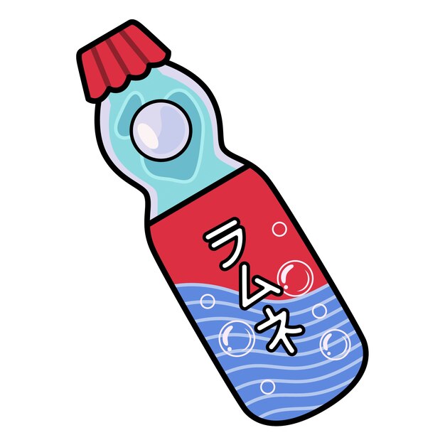 Japanische Lebensmittelillustration isoliert