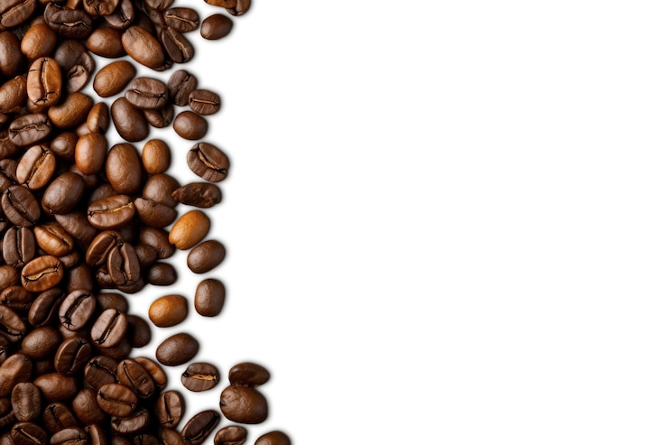 Kostenlose PSD kaffeebohnenmuster