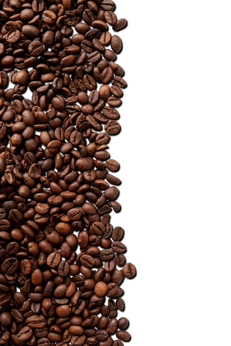 Kostenlose PSD kaffeebohnenmuster
