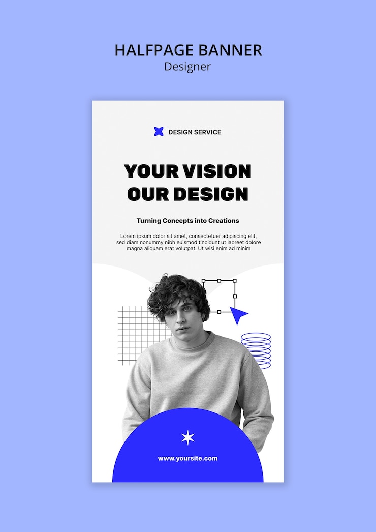 Kostenlose PSD karrierevorlage für designer
