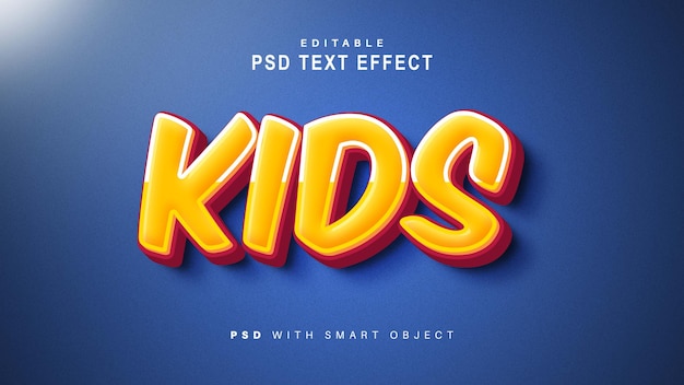 Kostenlose PSD kindertexteffekt