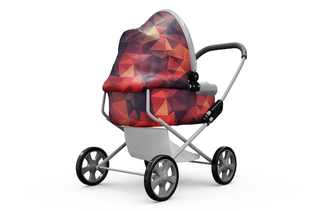 Kostenlose PSD kinderwagen design