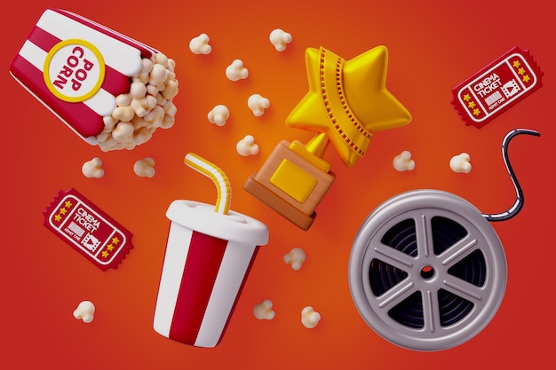 Kino-Stillleben-Hintergrund