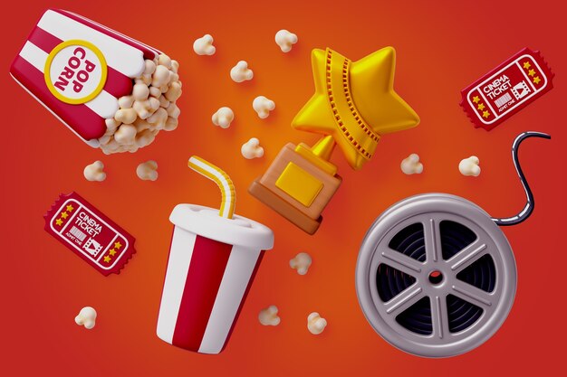 Kino-Stillleben-Hintergrund