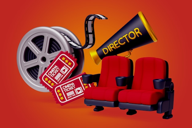 Kino-Stillleben-Hintergrund
