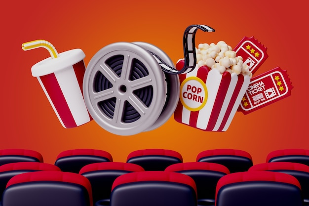 Kino-Stillleben-Hintergrund
