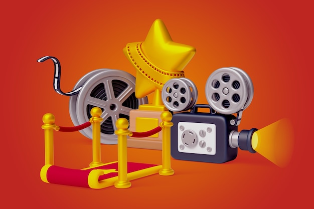 Kino-Stillleben-Hintergrund