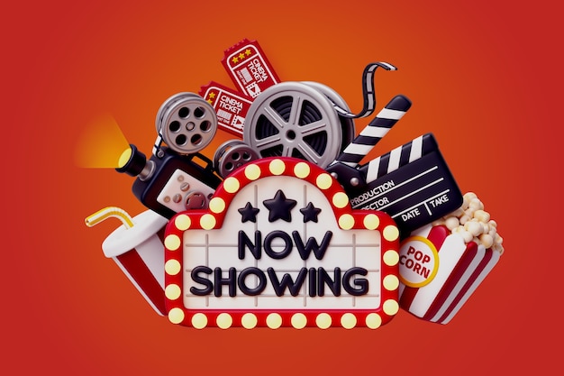 Kino-Stillleben-Hintergrund