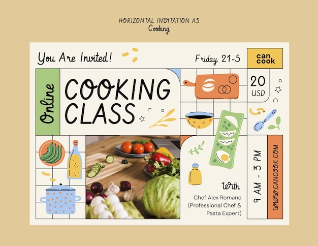 Kochen von leckerem Essen Vorlage