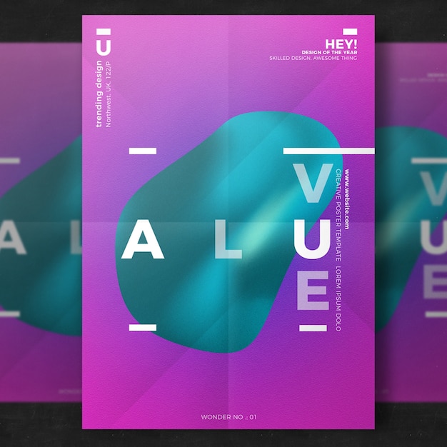 Kreative Poster Vorlage