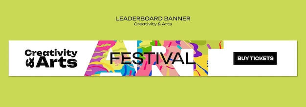 Kreativität und Kunst Template Design