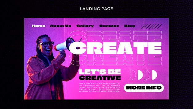 Kreativitätsvorlagendesign