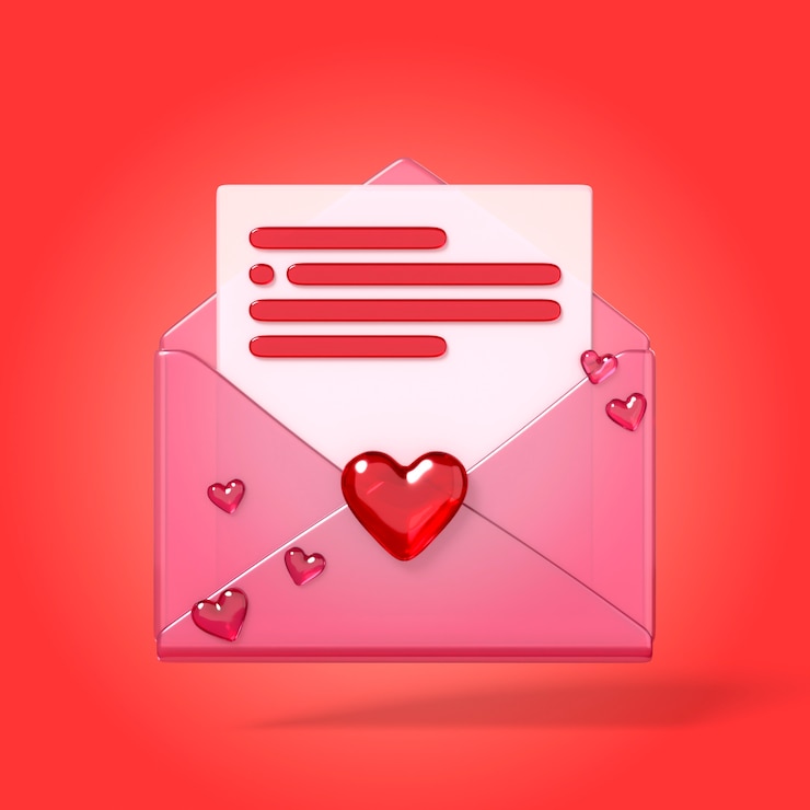 Kostenlose PSD kristall valentinstag-ikonen-design