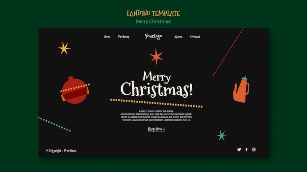 Landingpage für Weihnachten