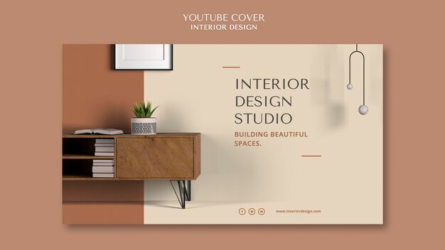 Landingpage-Vorlage für die Innenarchitektur