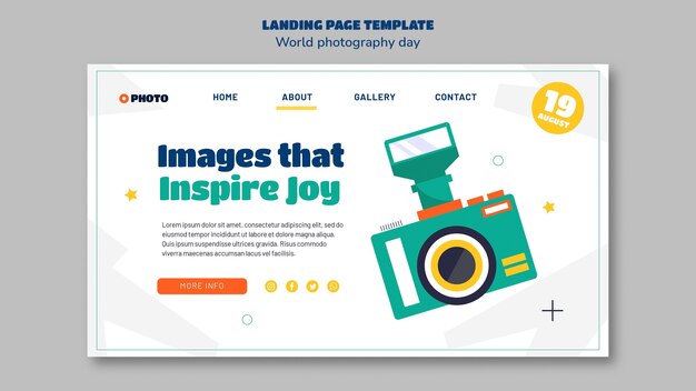 Landingpage zum Welttag der Fotografie