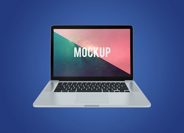 Kostenlose PSD laptop mock up design