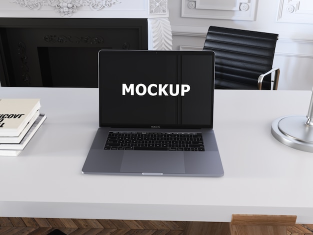 Kostenlose PSD laptop mock-up-design